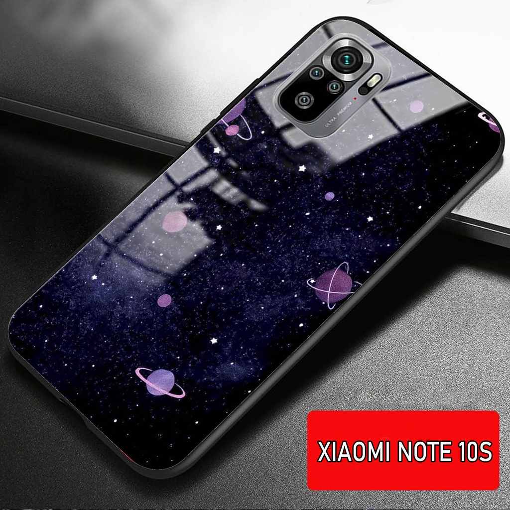 Softcase Glass Kaca XIAOMI REDMI NOTE 10 S - Casing HP XIAOMI REDMI NOTE 10 S [ S29].