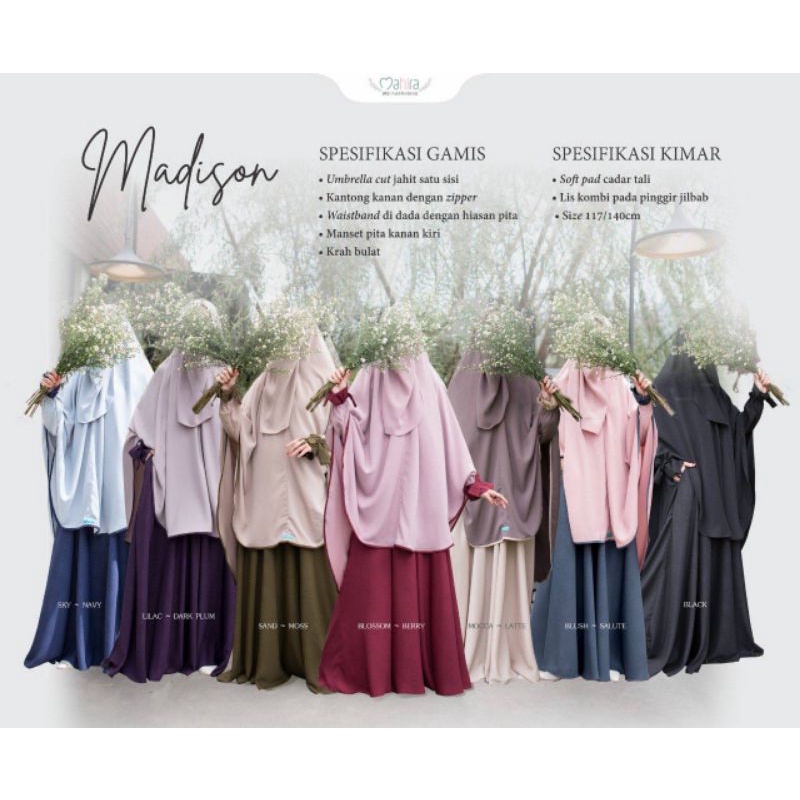 GAMIS SYARI MADISON SERIES BY MAHIRA INDONESIA