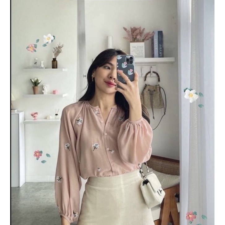 [NEW WITH TAG] Oudre Mido Top Pink