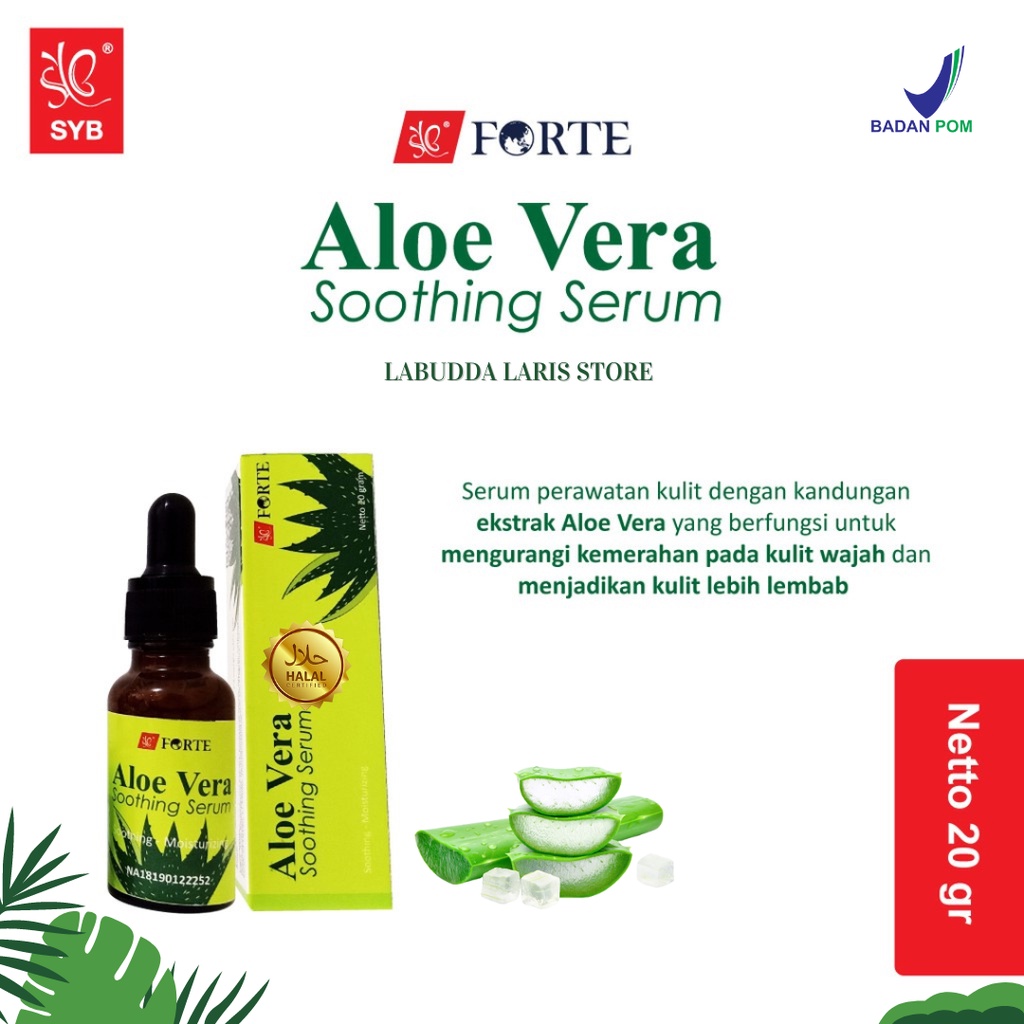 Serum Pemutih Wajah - SYB Forte Serum Soothing Aloe Vera Pencerah Wajah - Serum MencerahkanSerum Pen