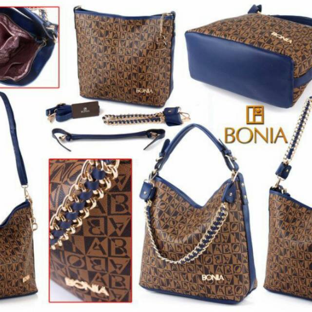 Bag Bonia Hobo 7562 Semprem uk~31x14x30.