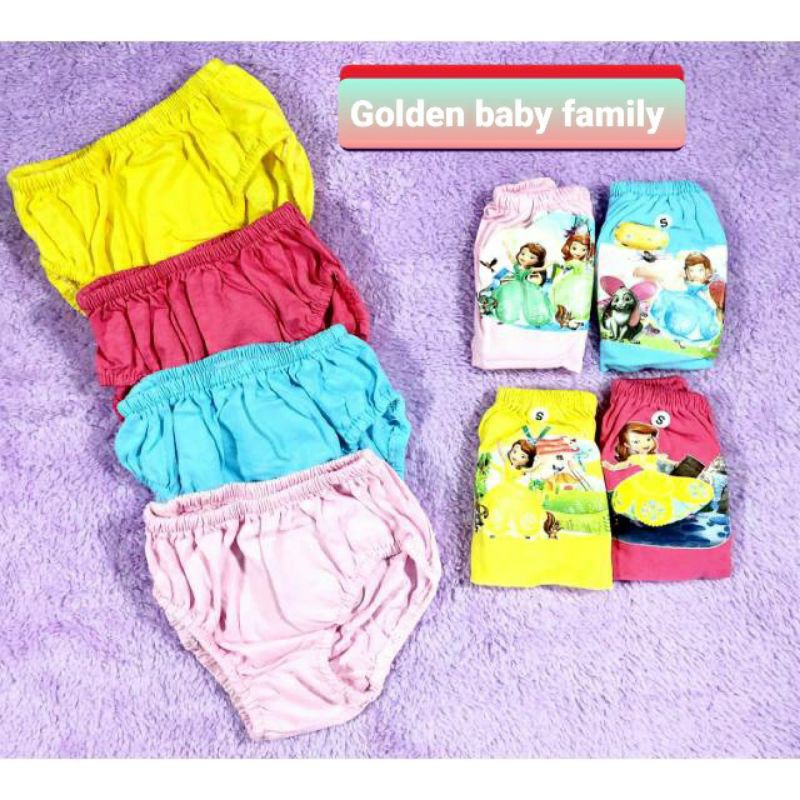 (6 pcs) Kimpo Celana dalam anak cewek cotton sablon motif princess/WTP