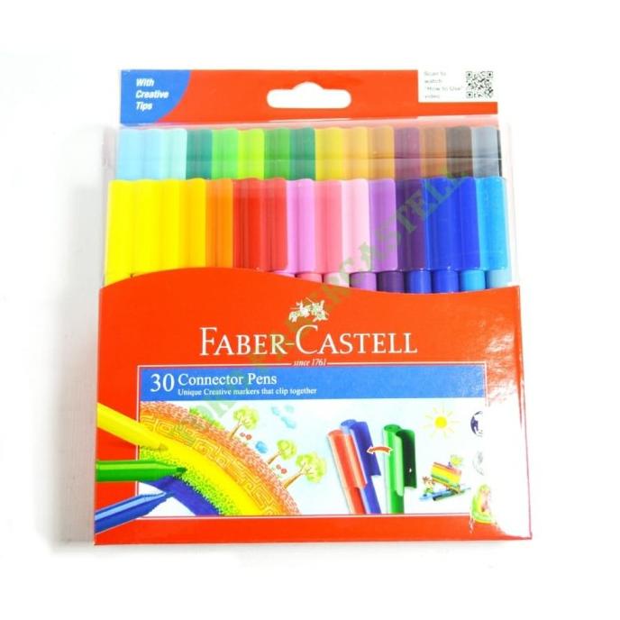 

(BISA COD) Connector Pen 30 Warna Faber Castell PROMO SPECIAL Kode 281