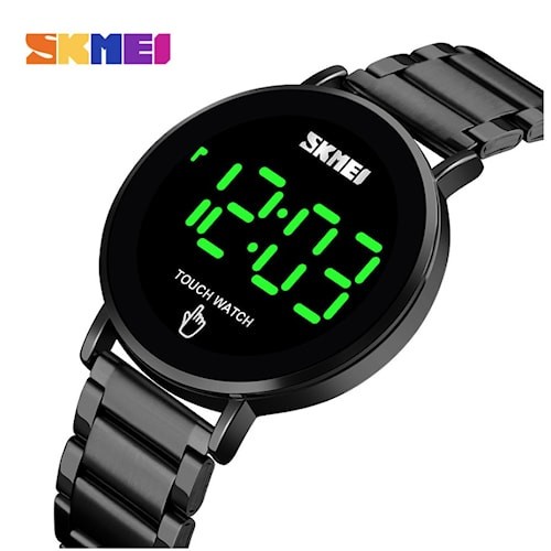 Jam Tangan Pria Wanita SKMEI 1550 Men Women LED Rantai DIGITAL WATCH WATER PROOF