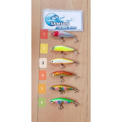 minnow sinking pencil wtd sinking panjang 7,5 cm 75 mm berat 14 gr mini flutter stickbait stick bait