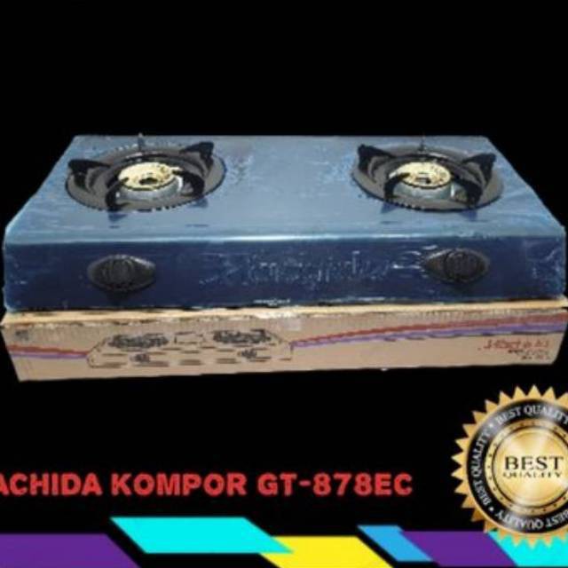 [SUSE] KOMPOR GAS HACHIDA 878 EC 878EC 2 DUA TUNGKU STAINLESS STEEL BURNER KUNINGAN