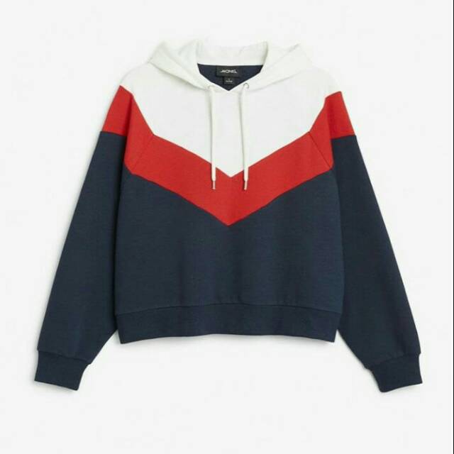 Monki oversized hoodie cropped