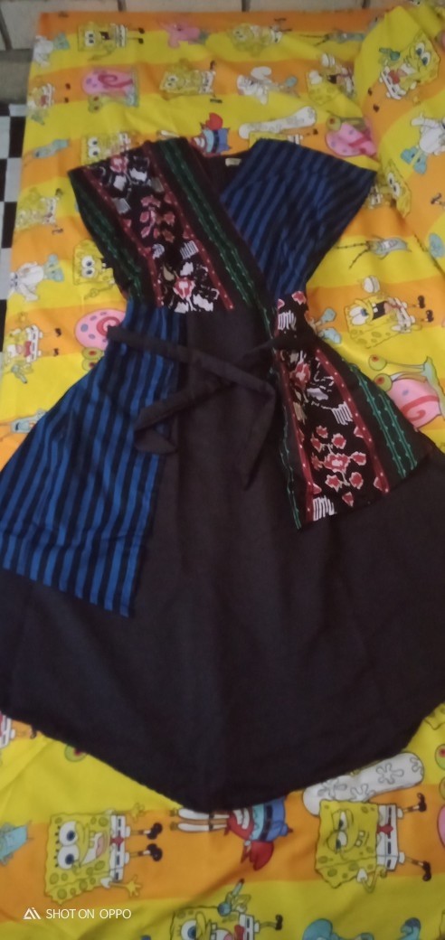 Dress Andin Motif Songket Dress Amanda Manopo Best Seller Baju Artis Harga Merakyat