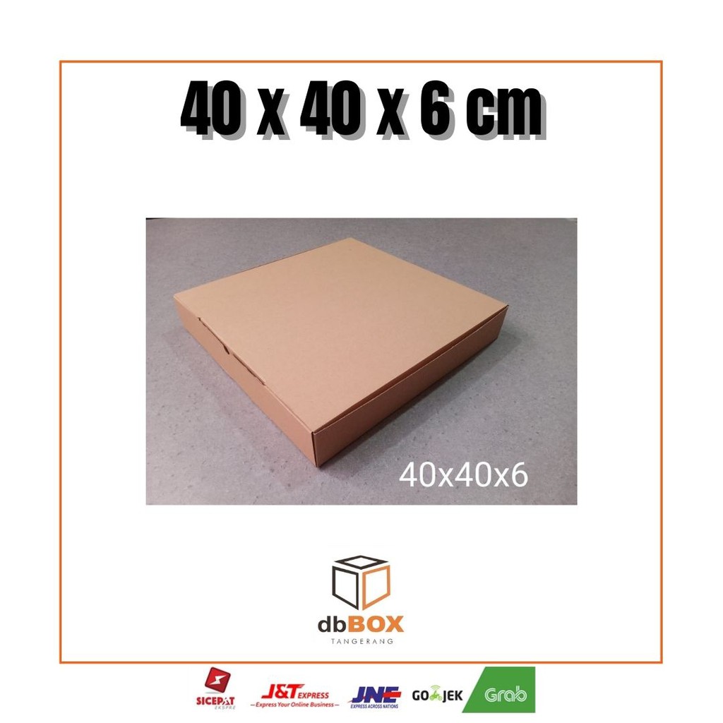 

Kardus 40x40x6 cm | Box Die Cut dan Easy Usage | Box Pizza