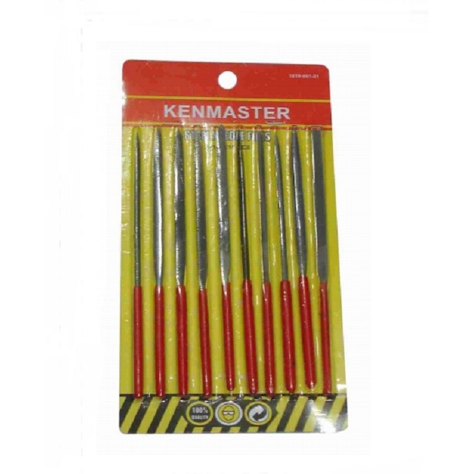 Kirie Mas 10pcs / Kenmaster Alat Steel Needle Files