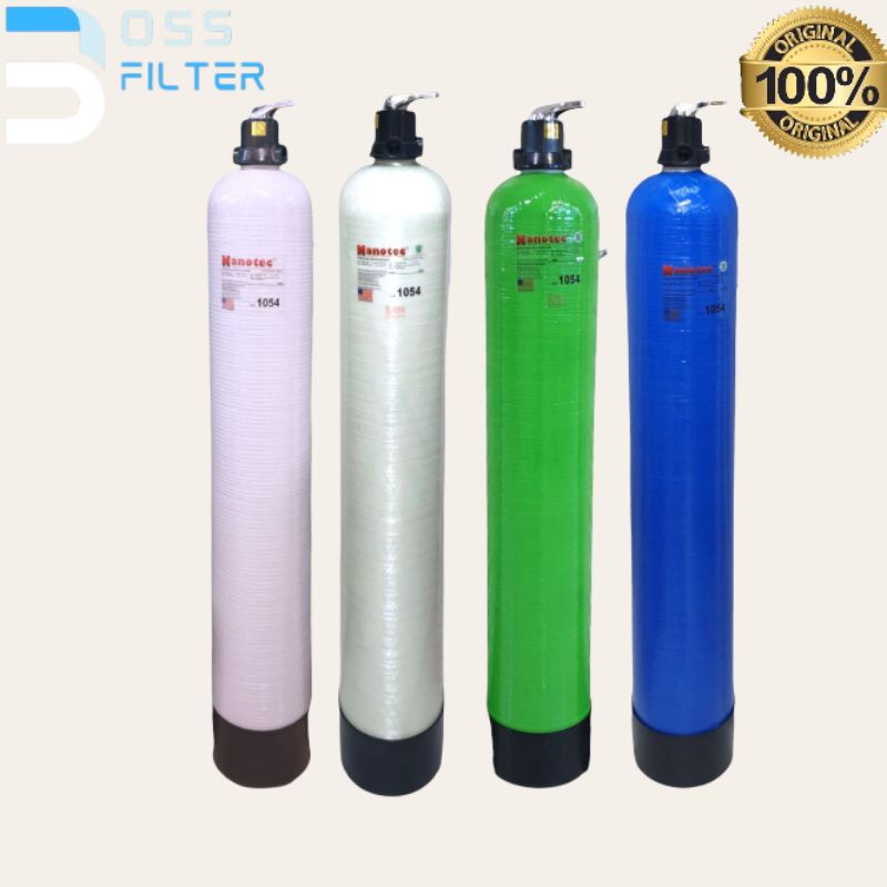 TABUNG FILTER AIR 1054 NANOTEC / TABUNG FRP 1054 NANOTEC + HEAD