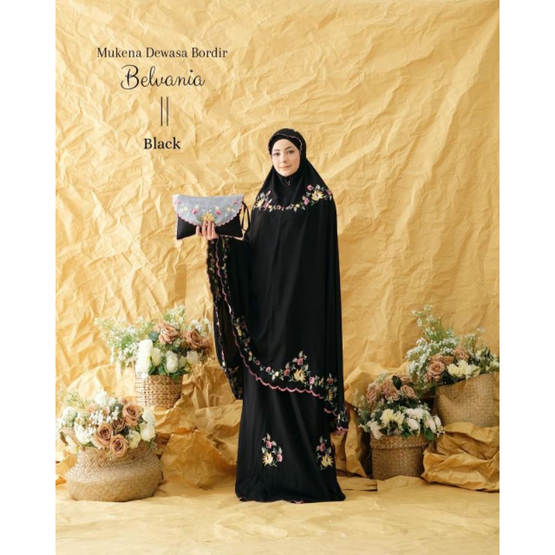 MUKENA BORDIR MUKENA DEWASA - MUKENA DEWASA BORDIR BELVANIA