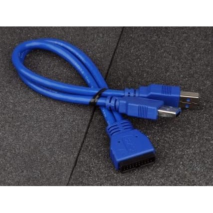 PCCooler U3 Extension Cable (M 30pin to 2x USB 3.0 AM)