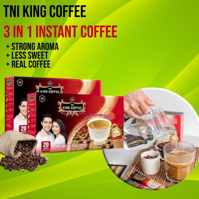 

TERBARU Kopi Vietnam Trung Nguyen TNI King Coffee 3in1 - 20 sachet/MINUMAN COLLAGEN/MINUMAN YOYIC/MINUMAN DIET/MINUMAN PEMUTIH BADAN/MINUMAN KOREA/MINUMAN KEMASAN/MINUMAN KALENG/MINUMAN KOTAK/MINUMAN SEHAT HERBAL/MINUMAN SEHAT UNTUK TUBUH/MINUMAN SEHAT