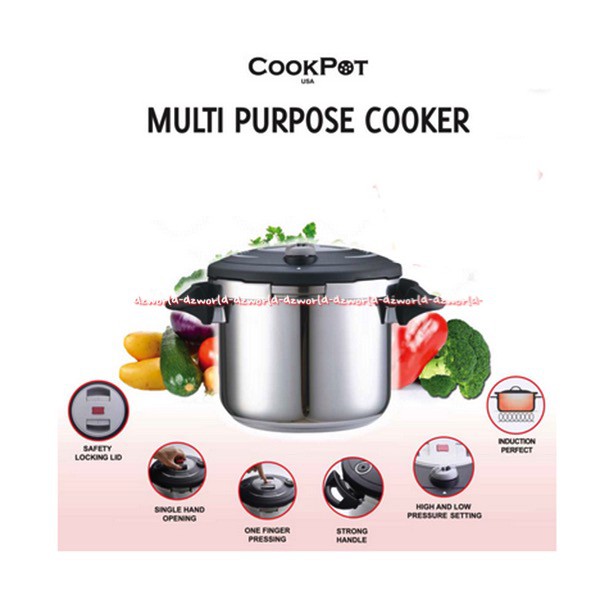 Pressure Cooker 8L Multipurpose Panc Presto Masak Serbaguna