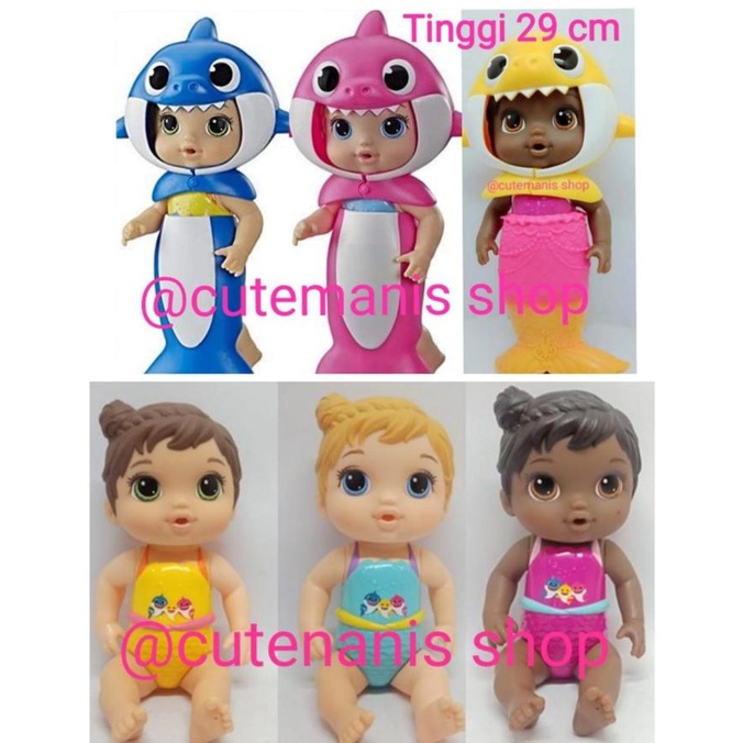 Boneka Alive Baby Shark Dolls Loose Murah Berkwalitas Star Seller Termurah
