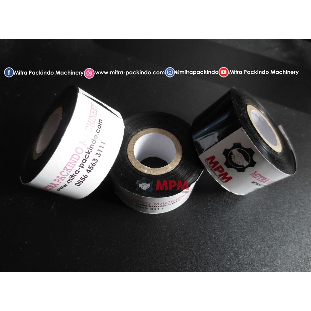 

Tinta Pita Mesin Codding Expired Date Coding 30 mm x 100 m cetak