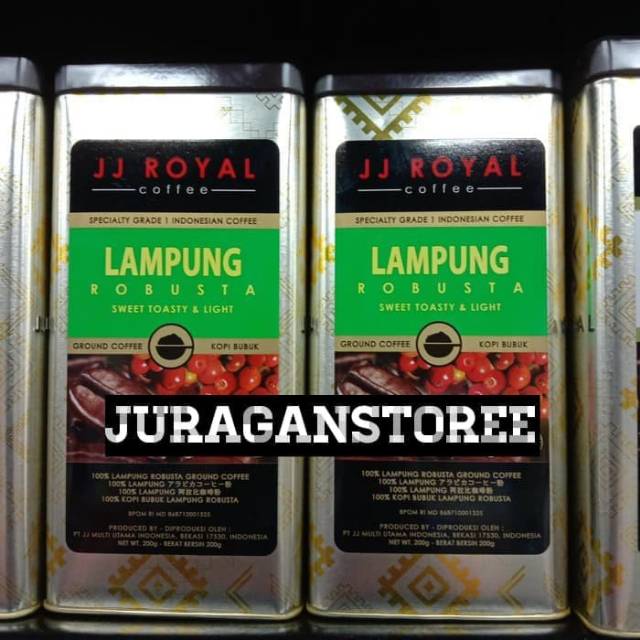 

JJ royal coffee lampung robusta