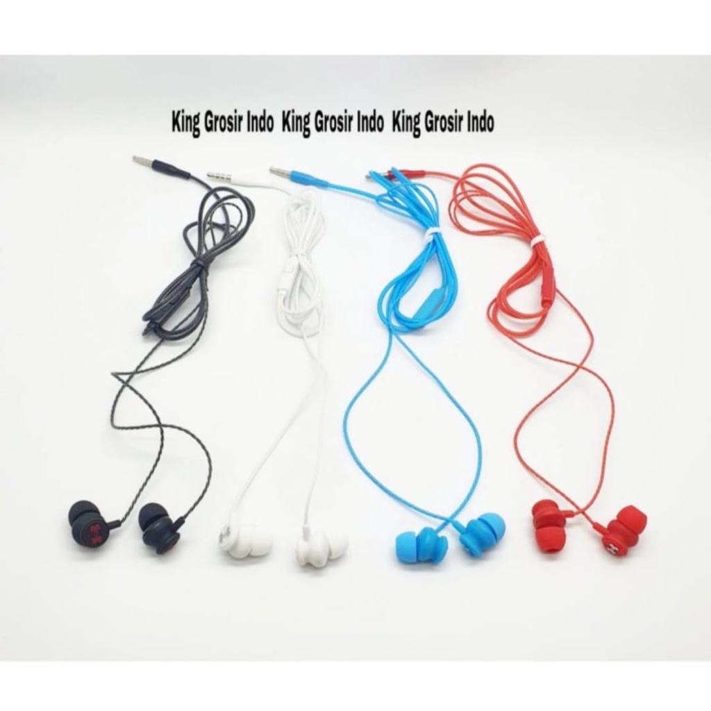 Headset Handsfree PM-06 Earphone PM 06 EXRTA BASS PM06