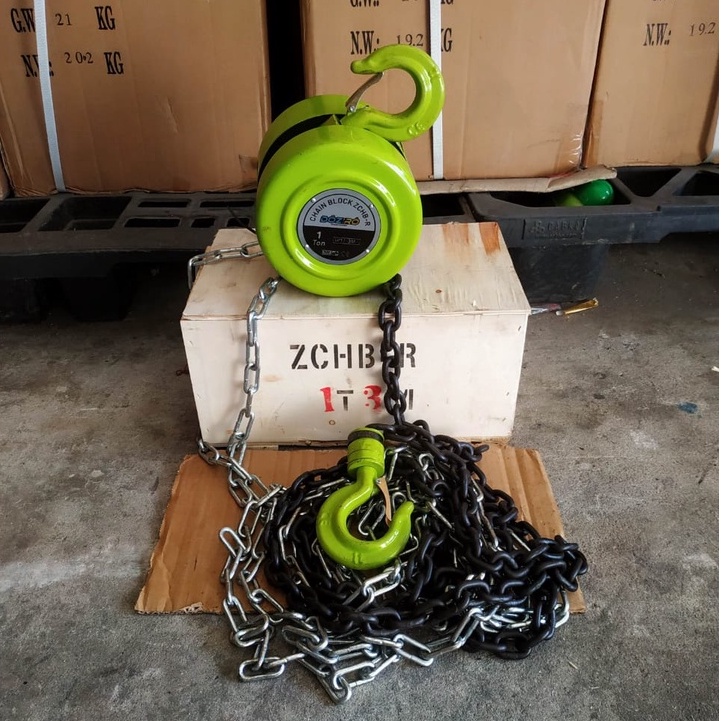 TAKLE CHAIN BLOCK 1T X 3M CHAINBLOCK HOIST 1 TON 3 METER KATROL