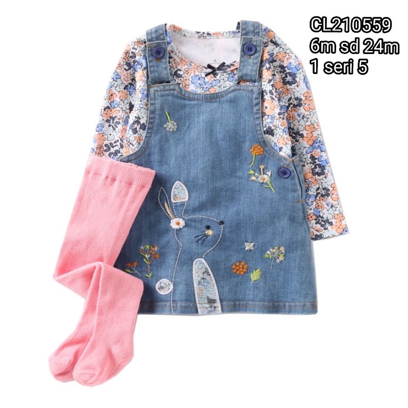 dress catell love baby set