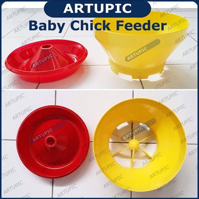 Baby Chick Feeder KELIPATAN 10 Tempat Makan Ayam Kecil Pedaging DOC