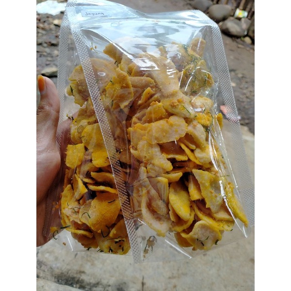 

Basreng jagung manis daun jeruk