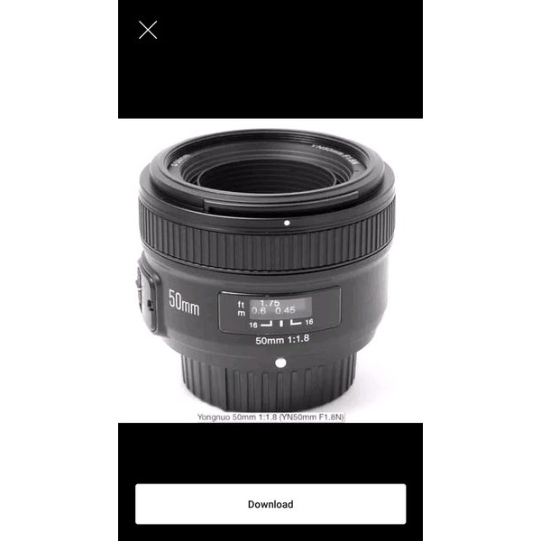 lensa bokeh kamera DSLR Nikon merk youngnau