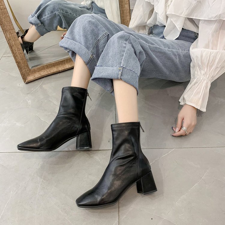 [DF FOOTWEAR] Sepatu Boots Wanita Flat Korea Import Premium Quality DF 535