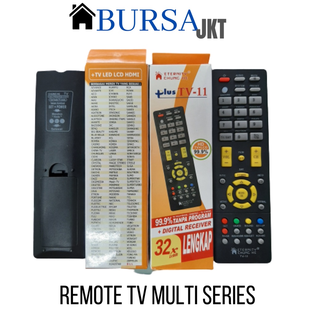 REMOTE TV TABUNG LCD LED MULTI CHUNGHE TV 11