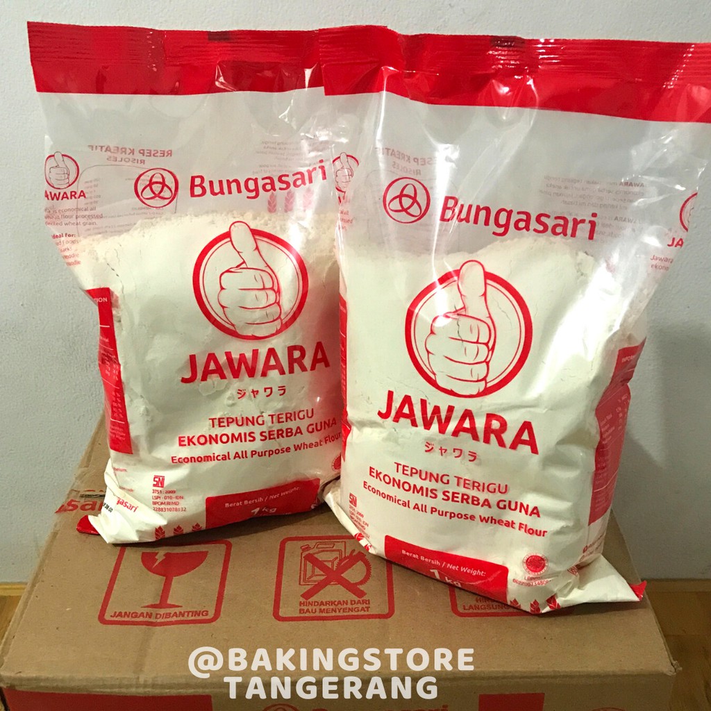 

Tepung Terigu Jawara Ekonomis 1 KG Bungasari