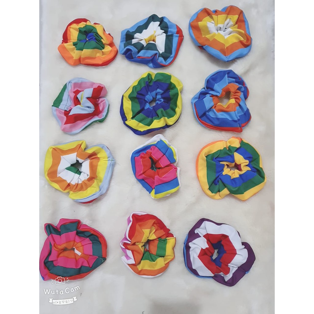 Ikat Rambut Ponytail Elastis  Scrunchie Korean style / Cepol Rambut  Wanita / Aksesoris Rambut