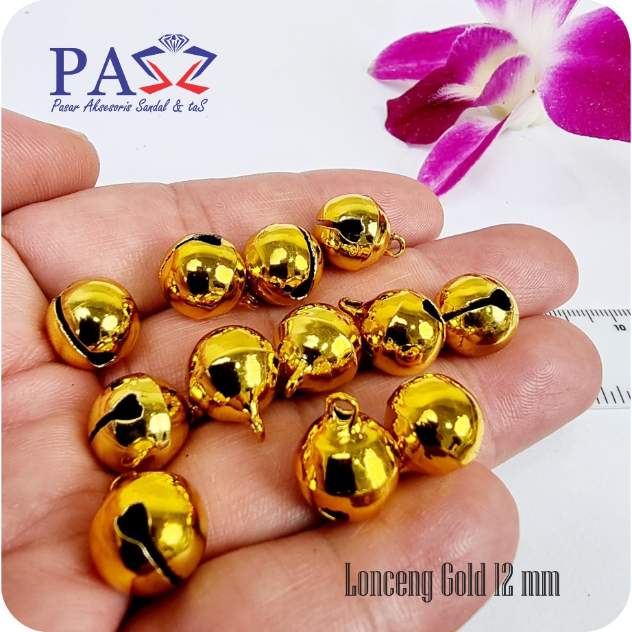 Lonceng 12 mm (Gold)