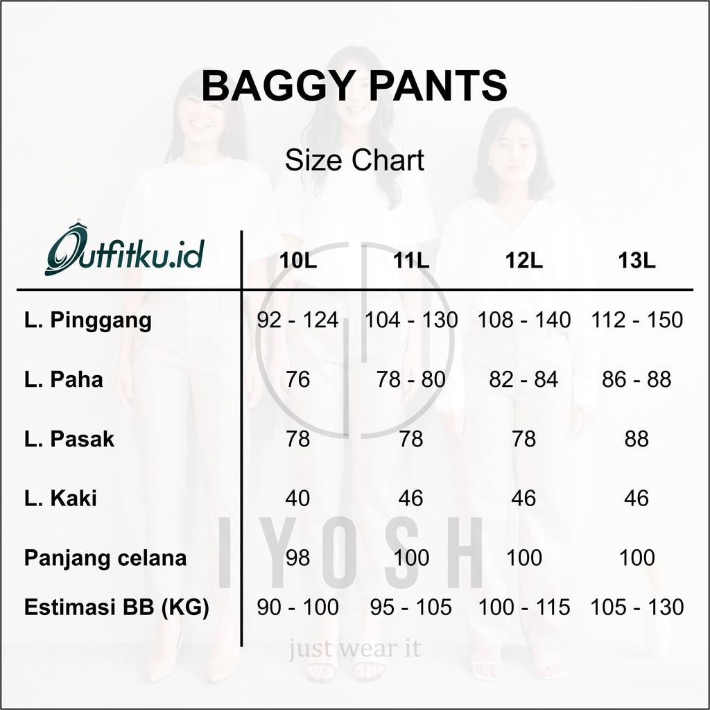 SUPER JUMBO Baggy Pants Premium BB 80 -130 KG 11XL 12XL 13XL Celana Wanita Jumbo Big Size Pants