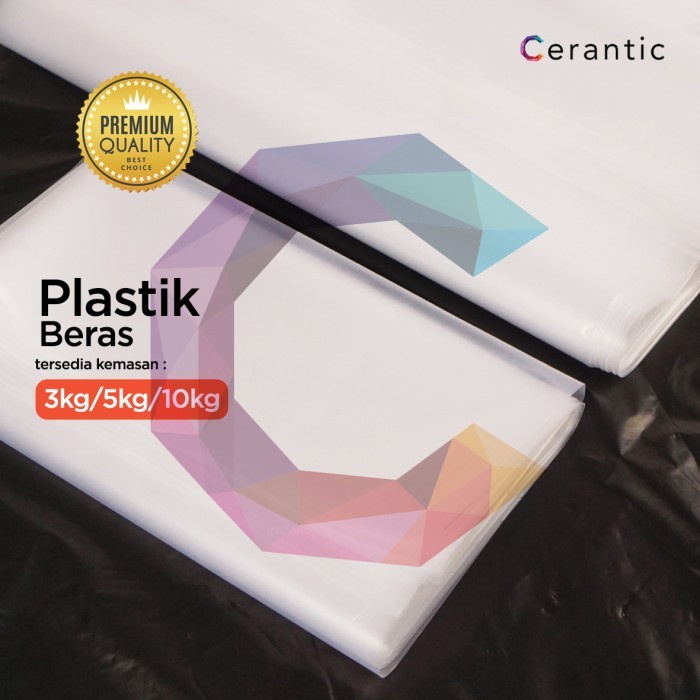 Plastik PE Tebal 3kg, 5kg, 10kg Beras, Gula, Kacang