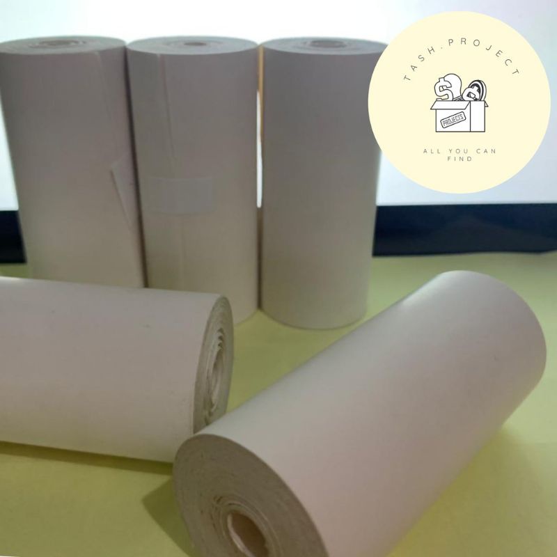 

Sticker Label Thermal Uk. 80mm x 6 Meter (No cutting / Nyambung)