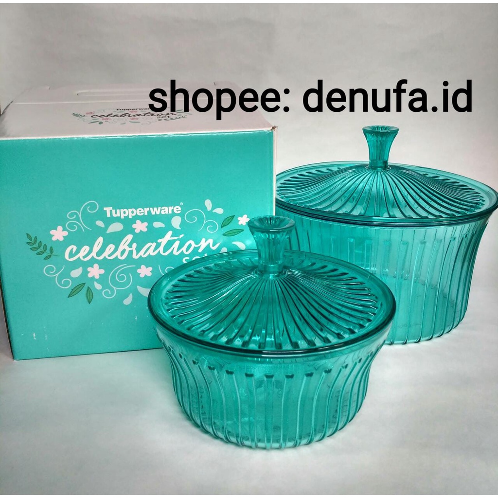 Tupperware Celebration Set Toples Bening Kristal Tuppy Original