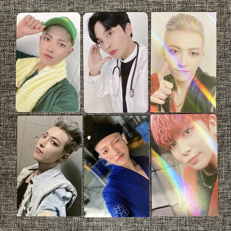 ATEEZ - MMT JOB, MMT A & Z, YGLOBAL FANSIGN BENEFIT PHOTOCARD HONGJOONG JONGHO