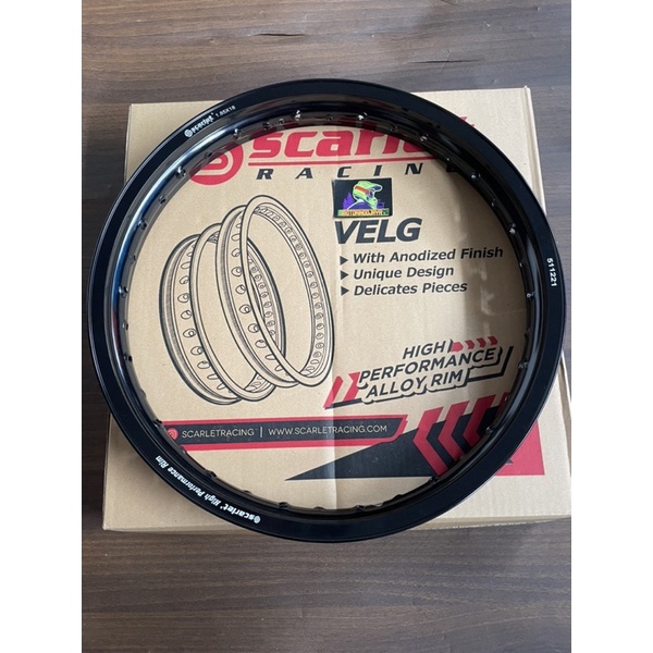 Velg almunium Ring 18 lebar 185 velg Scarlet Racing 185 Ring 18 model TK