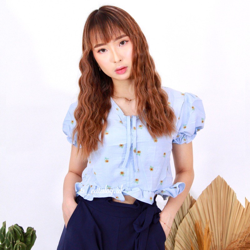 Baju Import Wanita BEST SELLER Serut Tengah Daisy 8832