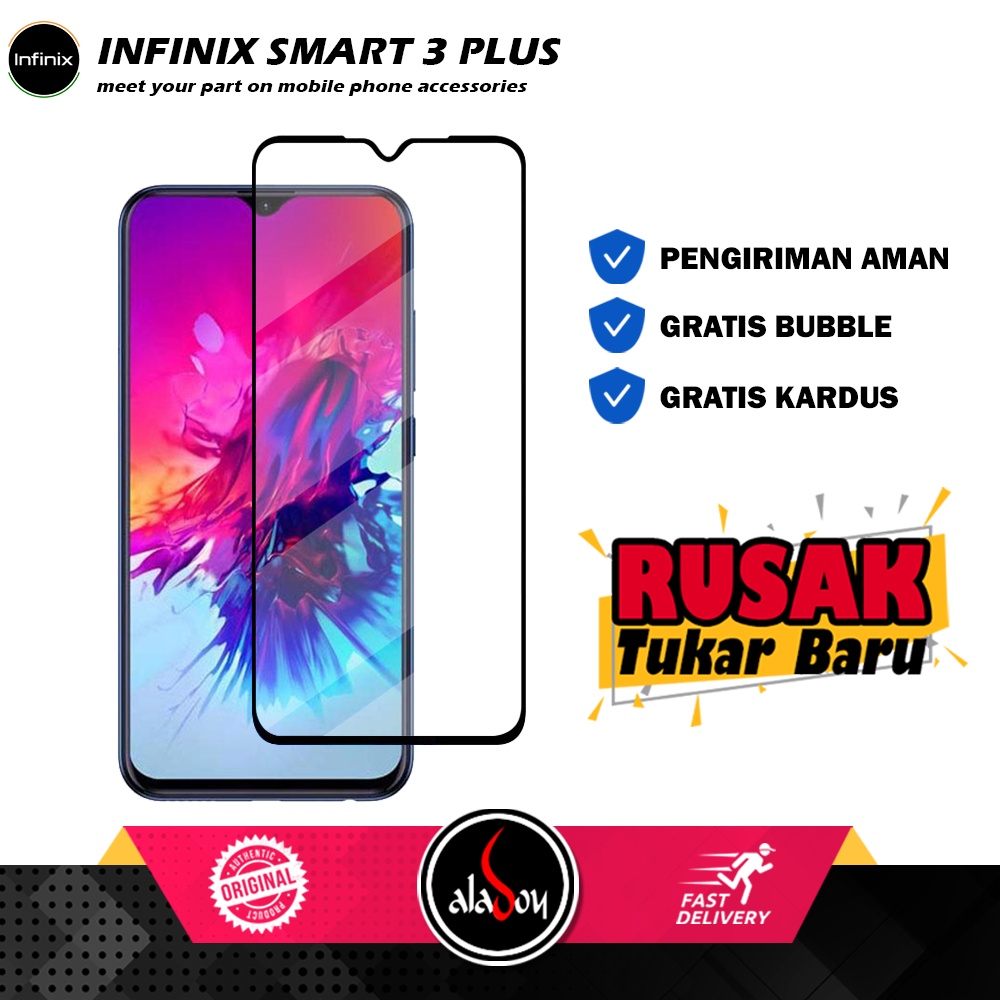 Tempered Glass Infinix Smart 3 Plus Anti Gores Screen Protector