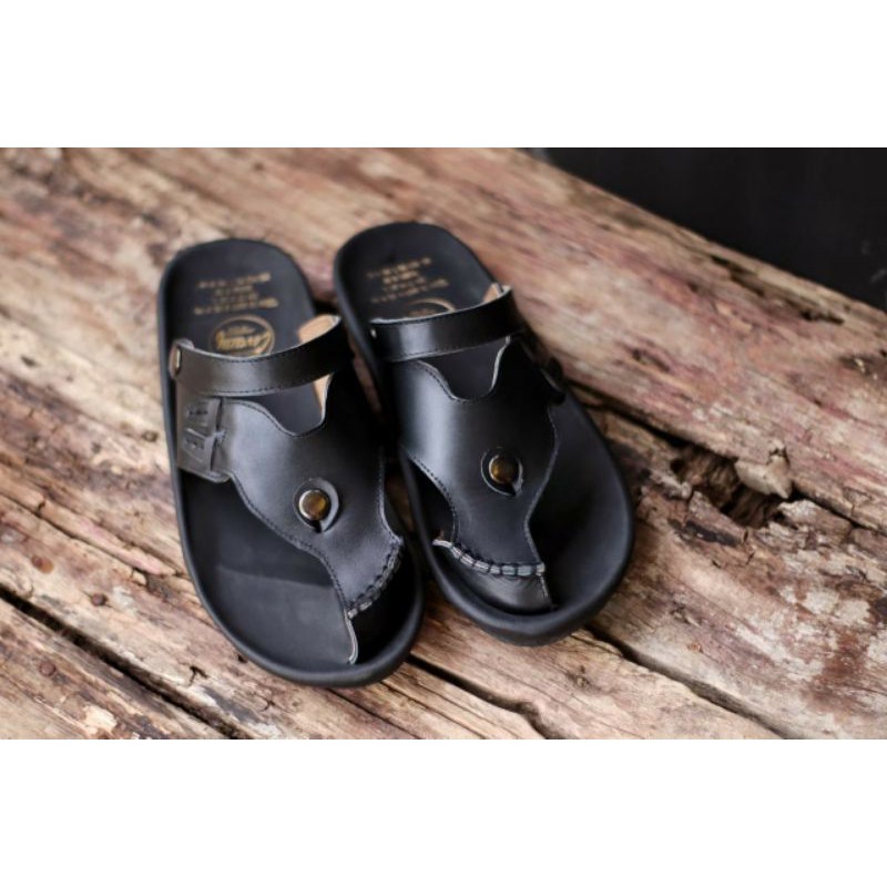 CEVANY LUCKY - Sandal Kulit Pria Original Kulit Asli