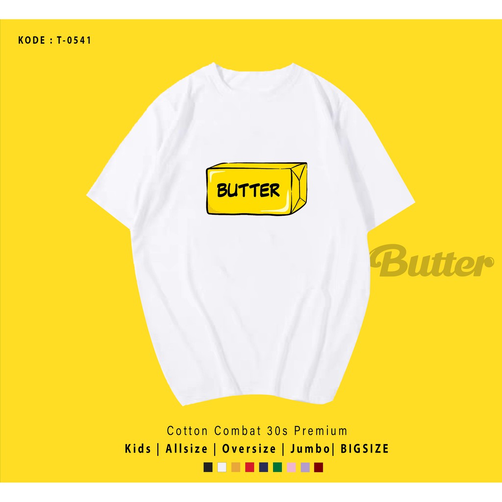 T0541  T-SHIRT / KAOS UNISEX / TUMBLR TEE / REAL PICTURE KPOP BTS BUTTER BOX / IMPORT / ARMY