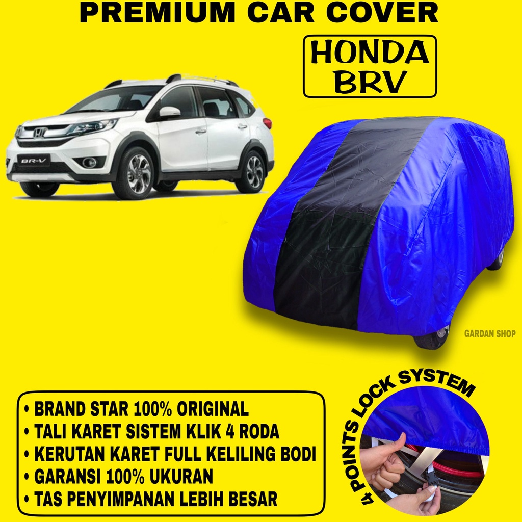 Body Cover HONDA BRV BIRU HITAM Penutup Bodi Mobil Honda Brv Waterproof PREMIUM