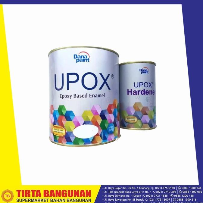 DANAPAINT UPOX CAT LANTAI KERAMIK /UPOX EPOXY + HARDENER 0.9 LT/SET