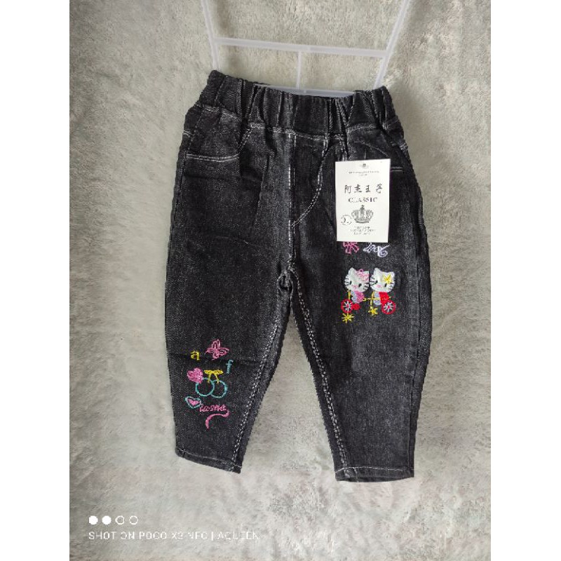 (2-5tahun) Celana Jeans Import Anak Perempuan / Celana Anak Perempuan Import