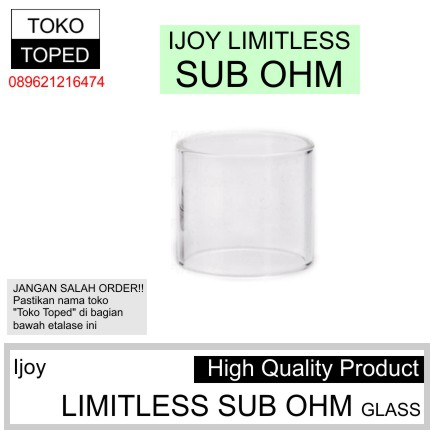 Ijoy LIMITLESS SUB OHM Replacement Glass | vape tank rdta rba mod