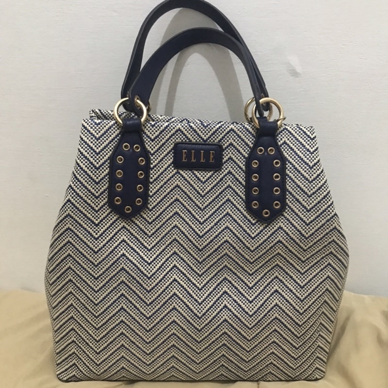 preloved tas wanita merk elle (bisa dijadiin totebag dan handbag) 100% original
