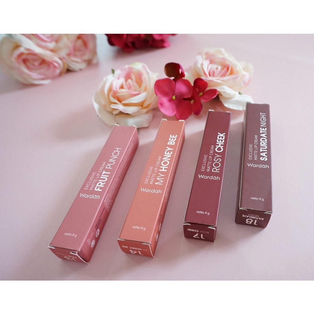 Wardah Lipcream Exclusive matte Original - Lipcream Wardah - Lipmatte Wardah