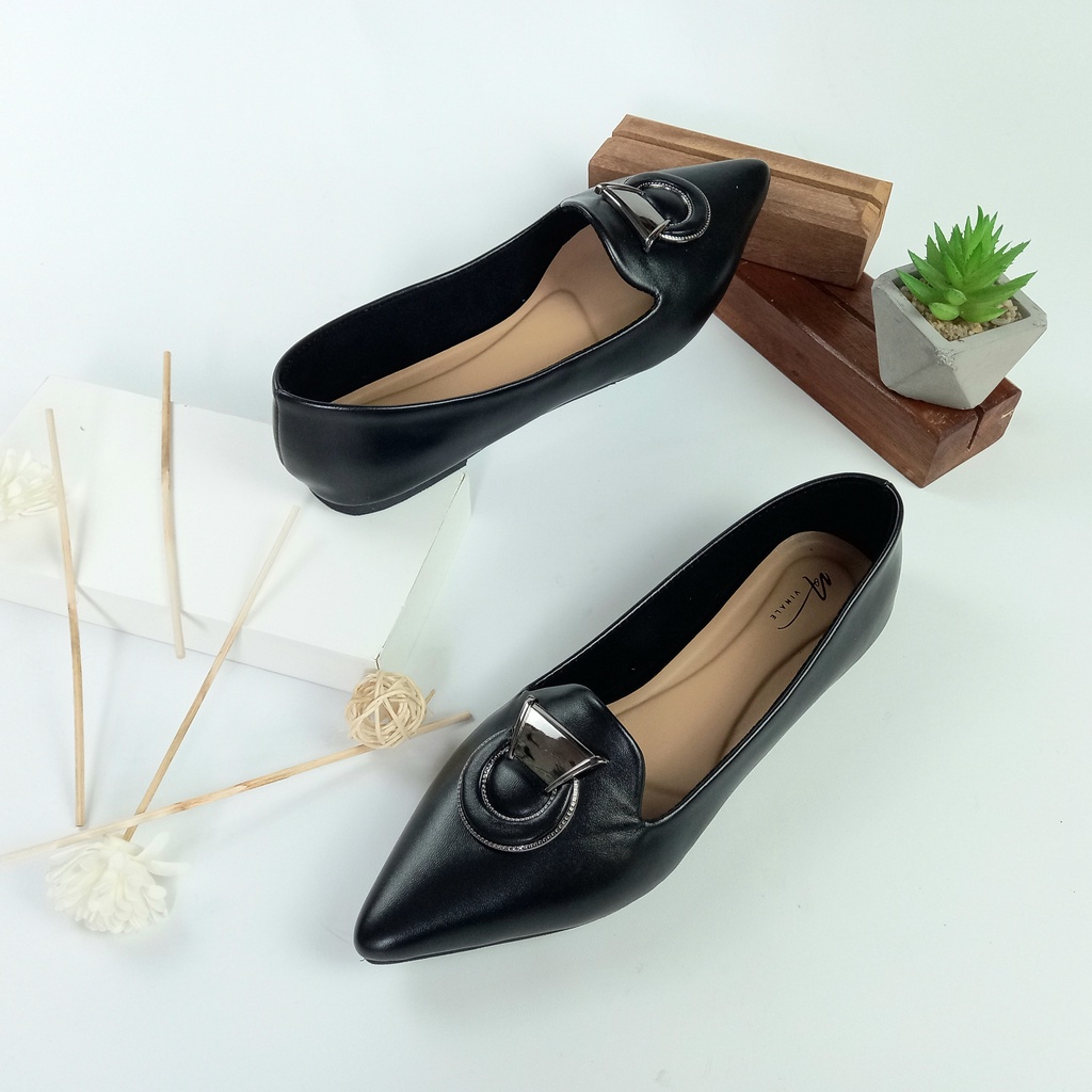 VNL Valerie Flatshoes | Sepatu Wanita | Sepatu Flatshoes | Flatshoes Casual | Sepatu hak 1cm